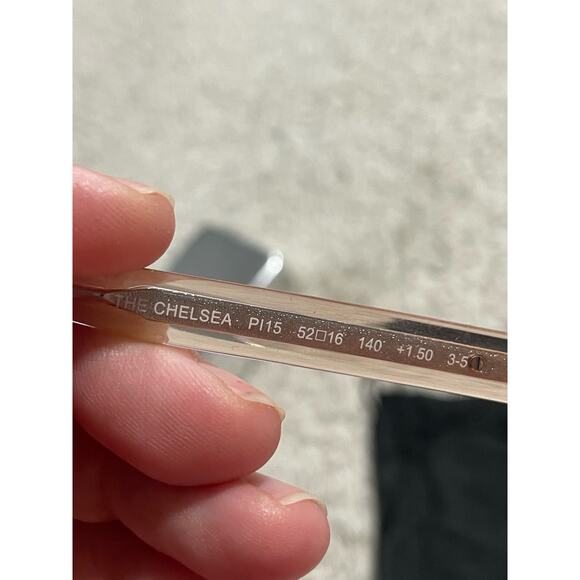 Bobbi Brown Glasses The Chelsea Womens 52-16-140 Horned Full Rim Eyeglass Pink - Picture 12 of 13